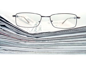 Newspaper Glasses